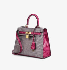 Stylish Croc Cossbody Handbag