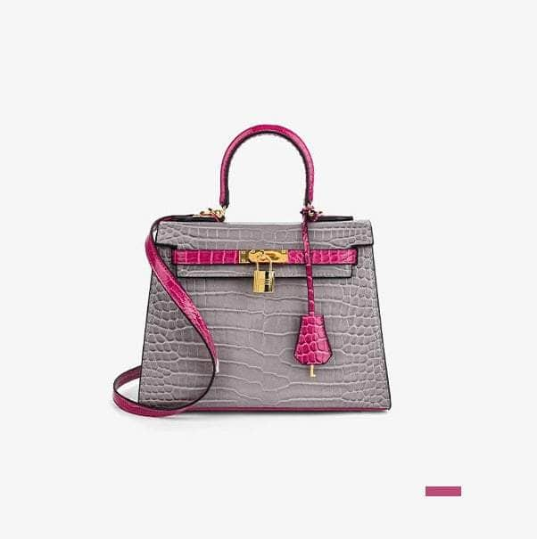 Stylish Croc Cossbody Handbag