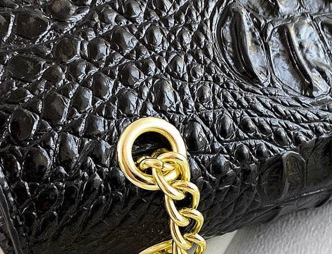 Stylish Croc Leather Shoulder Bag