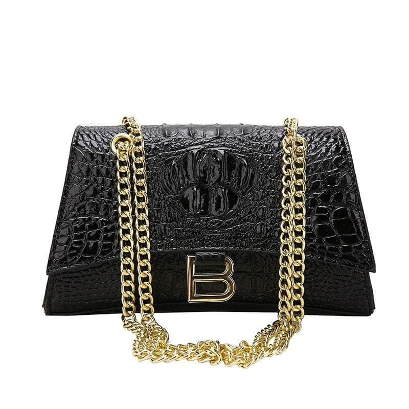 Stylish Croc Leather Shoulder Bag