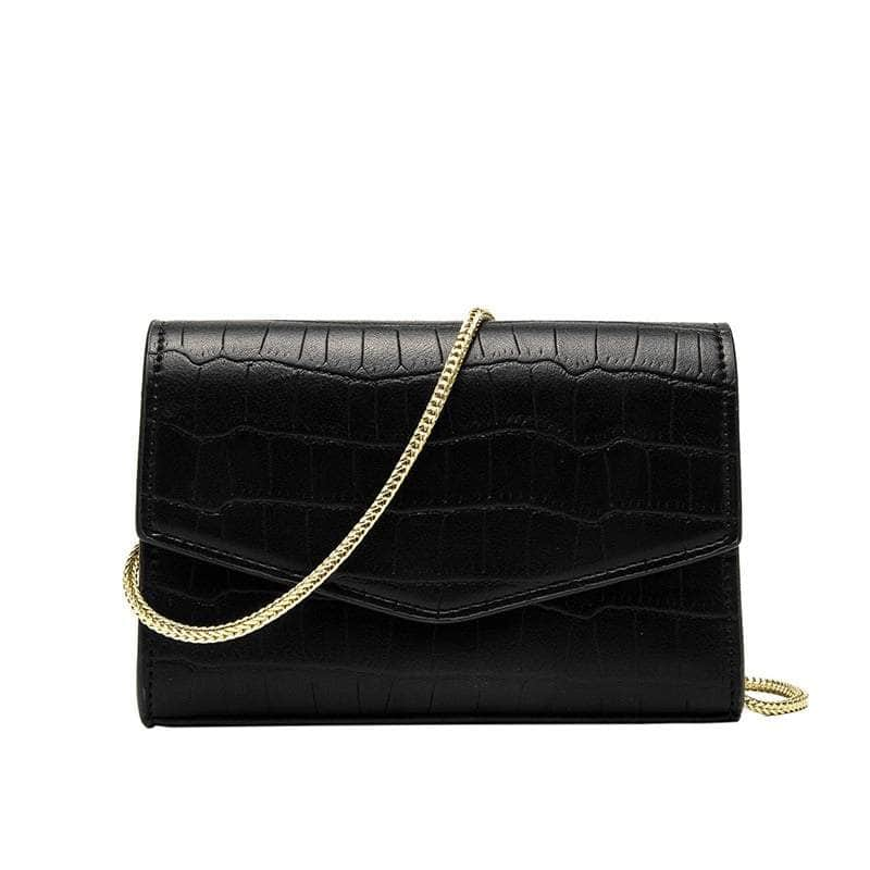 Stylish Crocodile Purse with Shoulder Strap