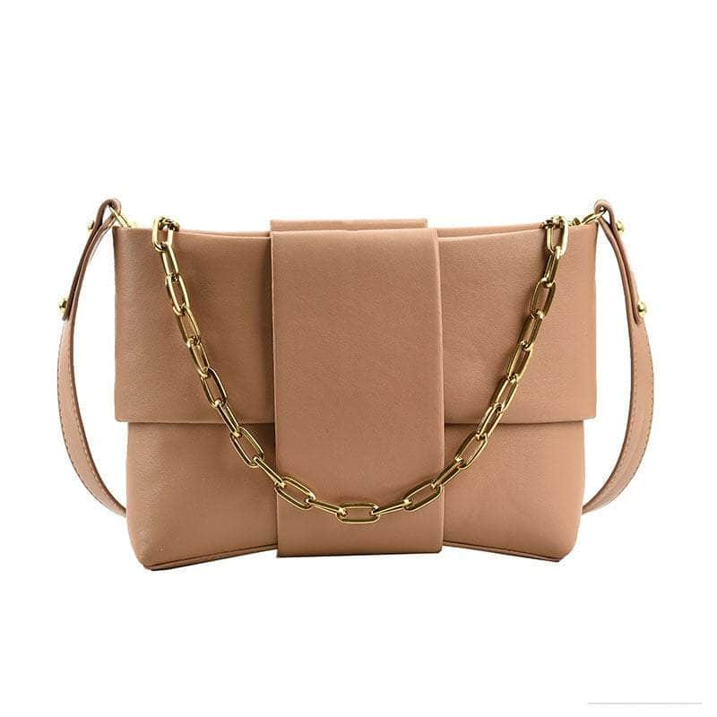 Stylish Crossbody Bag With Chain Shoulder Strap