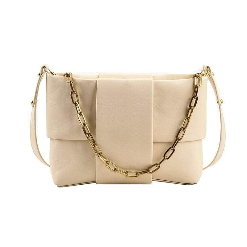 Stylish Crossbody Bag With Chain Shoulder Strap