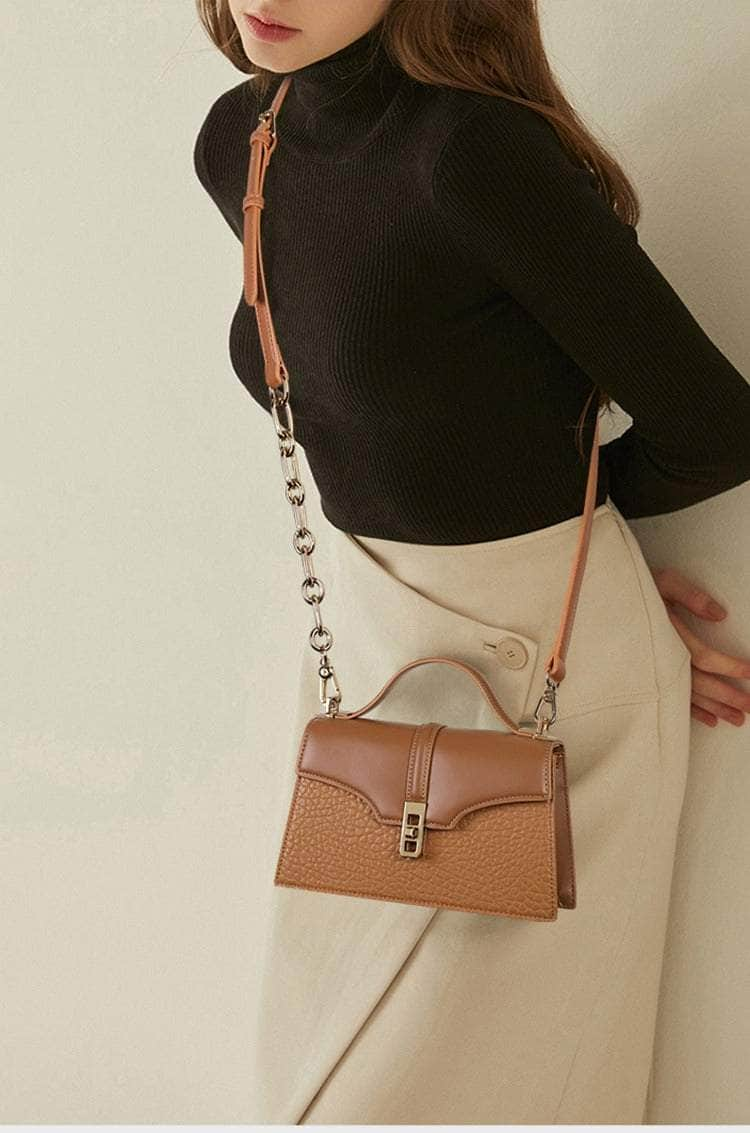 Stylish Faux Leather Shoulder Handbags