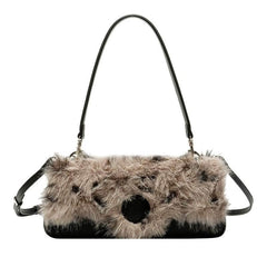 Stylish Faux Top Handle Bag