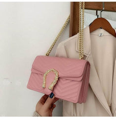 Stylish Geometric Chain Bag