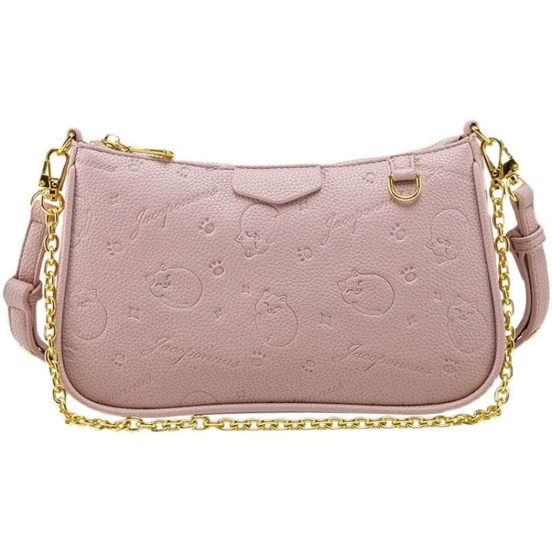 Stylish Microfiber Leather Shoulder Chain Bag