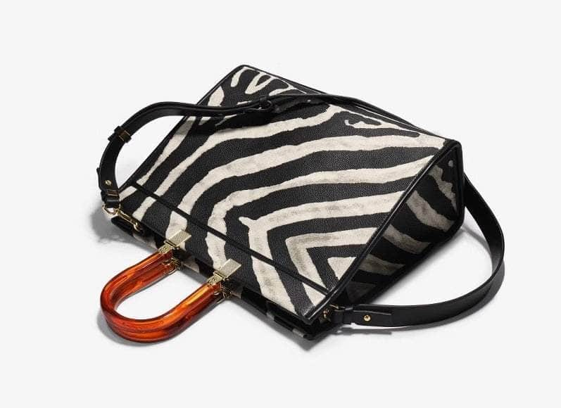 Stylish Monochrome Zebra Bag