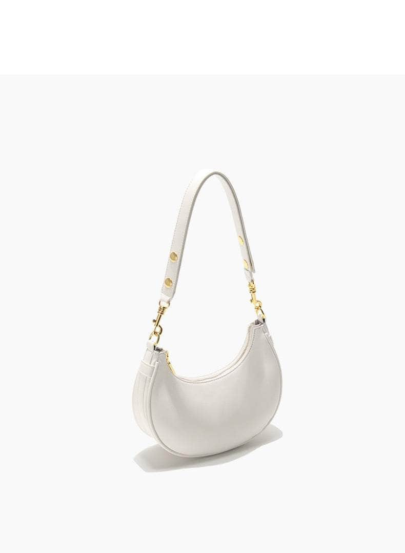 Stylish One-Shoulder Purse Ivory