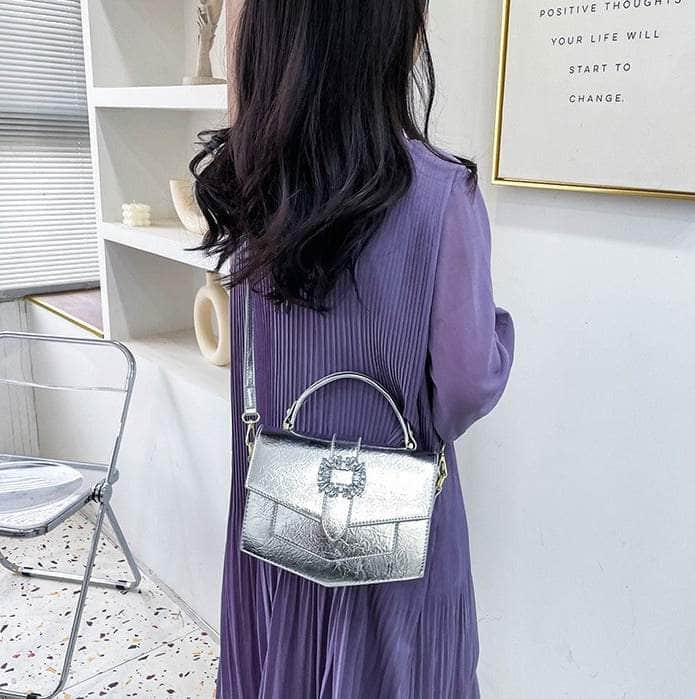 Stylish Shoulder Crossbody Leather Handbag