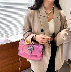 Stylish Shoulder Crossbody Leather Handbag