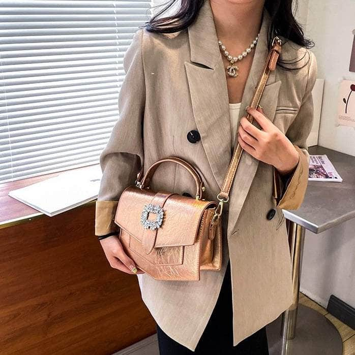 Stylish Shoulder Crossbody Leather Handbag