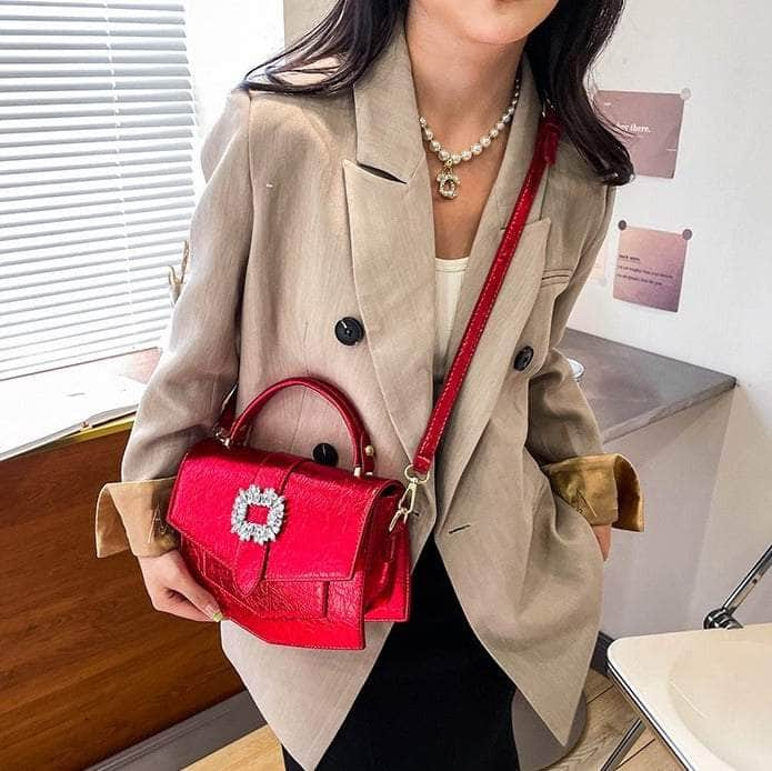 Stylish Shoulder Crossbody Leather Handbag