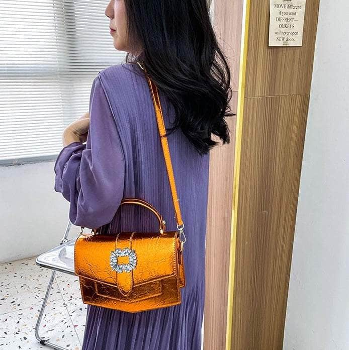 Stylish Shoulder Crossbody Leather Handbag