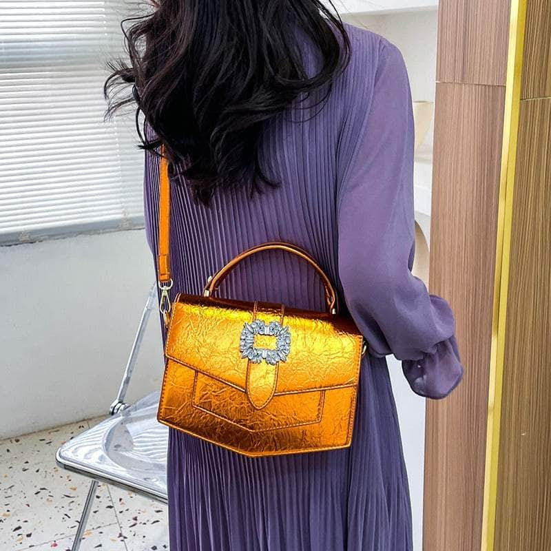 Stylish Shoulder Crossbody Leather Handbag