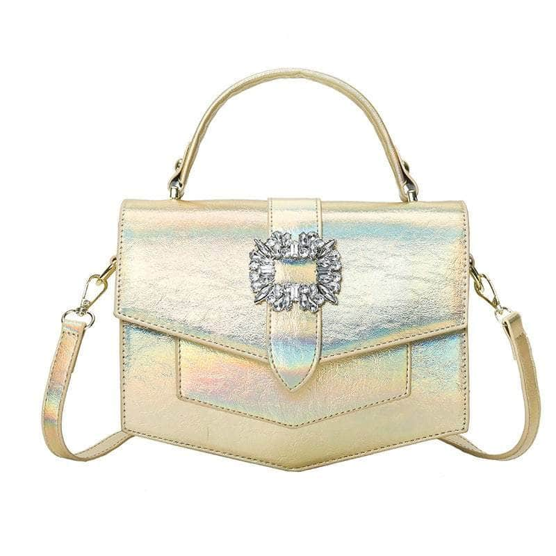 Stylish Shoulder Crossbody Leather Handbag Yellow