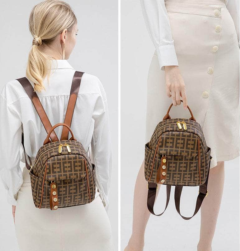 Stylish Vegan Leather Backpack