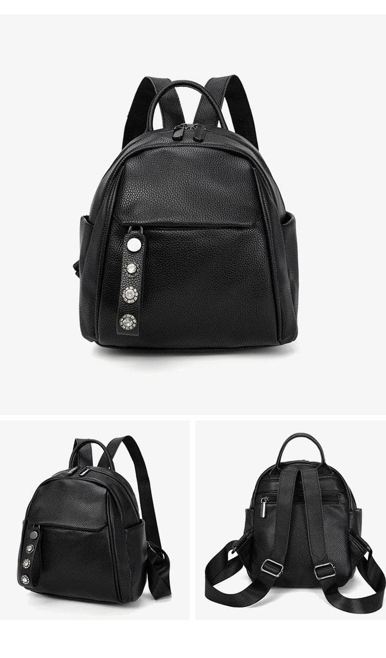 Stylish Vegan Leather Backpack