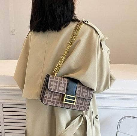 Stylish Vegan Leather Shoulder Bag