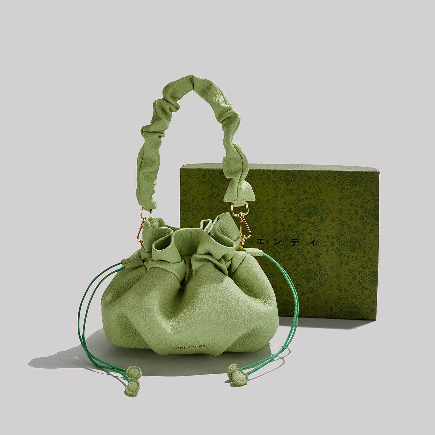 Stylish Wrinkled Shoulder Handbag