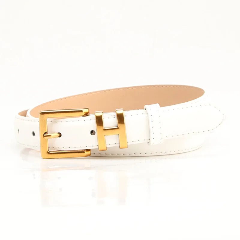 Thin Luxury PU Leather Belts for Women 3 / 106cm