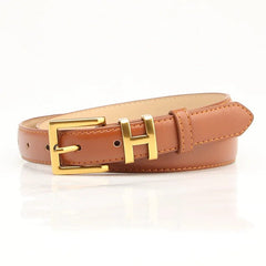 Thin Luxury PU Leather Belts for Women 4 / 106cm