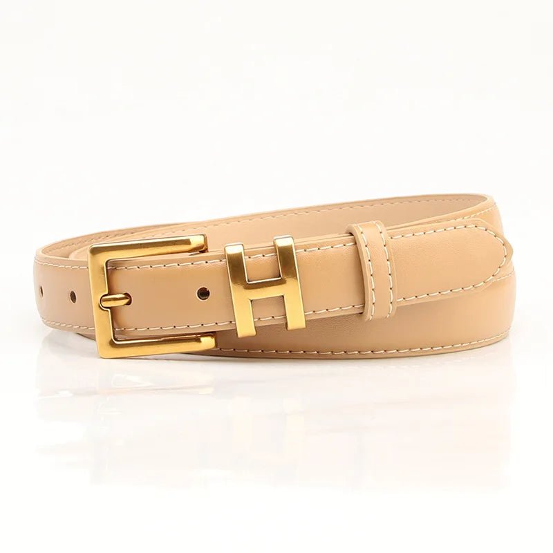 Thin Luxury PU Leather Belts for Women 5 / 106cm