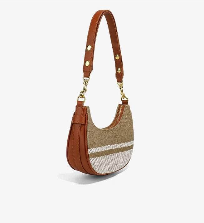 Top Handle Straw Woven Shoulder Purse