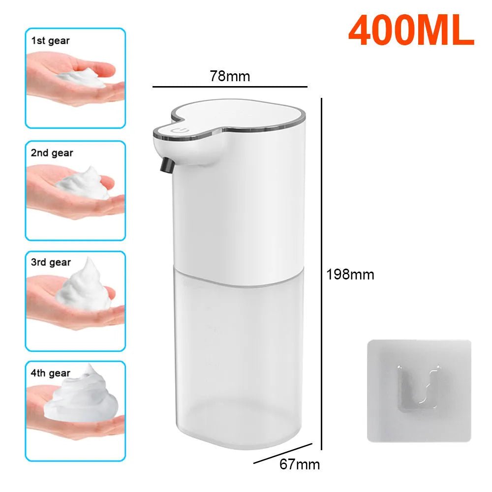 Touchless Automatic Soap Dispenser - Sensor Foam, Type-C Charging, High Capacity, Smart Liquid Soap with Adjustable Switch Standard B 1PC