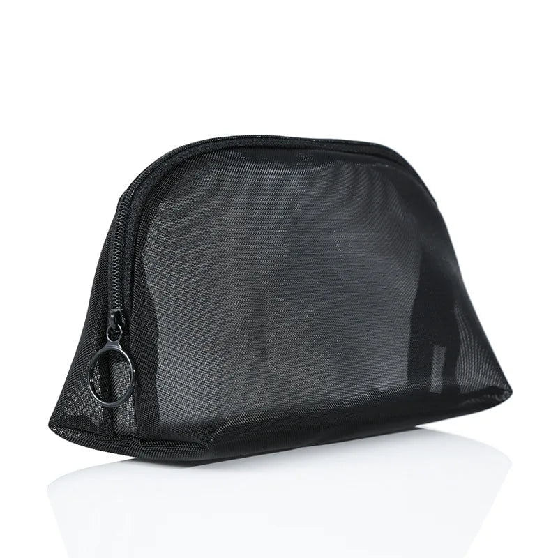 Travel-Friendly Makeup Brush Case Semicircle