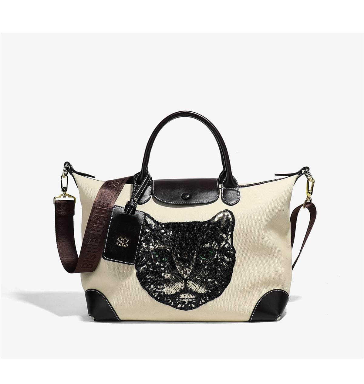 Trendy Cat Pattern Duffel Bag