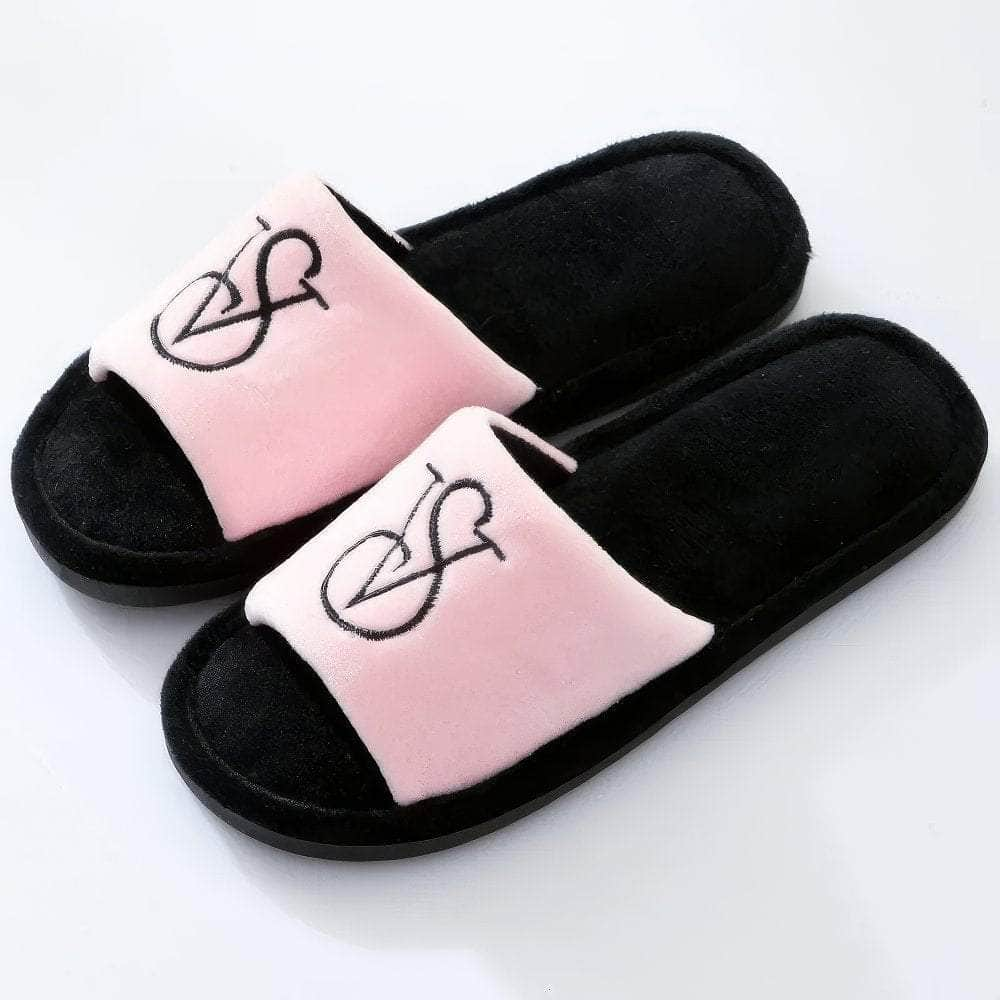 Trendy Fluffy Slippers for Women: Casual, Elegant, and Fashionable Designer Shoes, with a Cotton Open Toe Platform