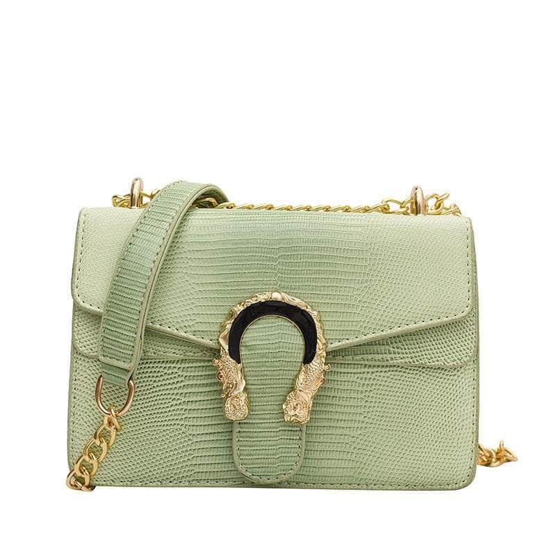 Trendy Metal Chain Crossbody Bag