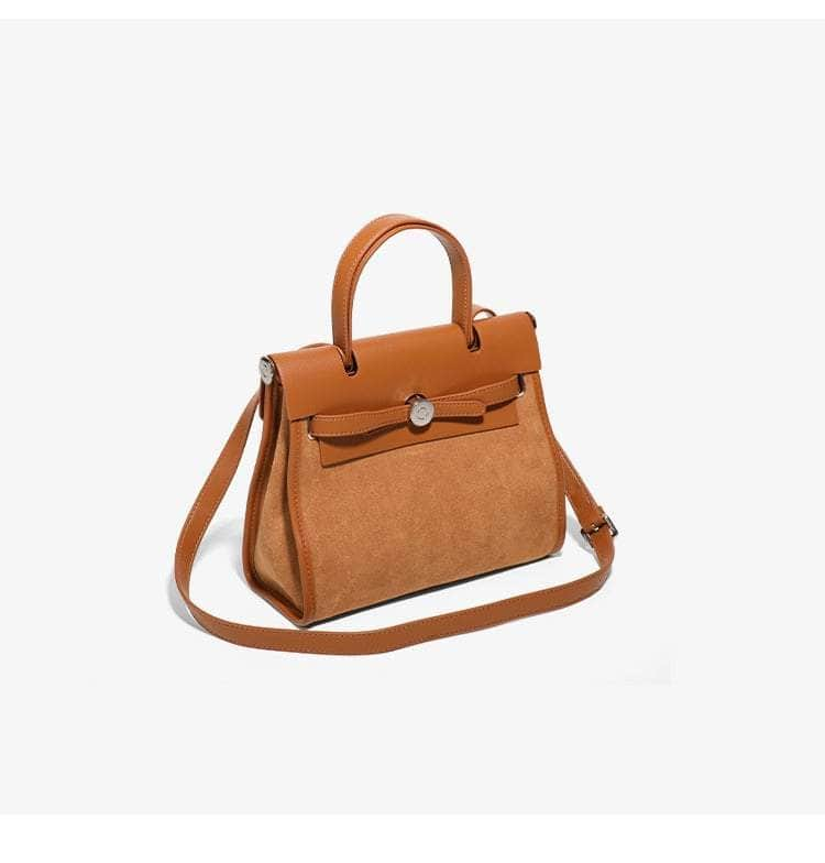 Trendy PU leather handbag with a retro twist