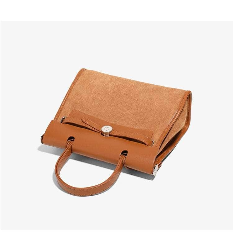 Trendy PU leather handbag with a retro twist