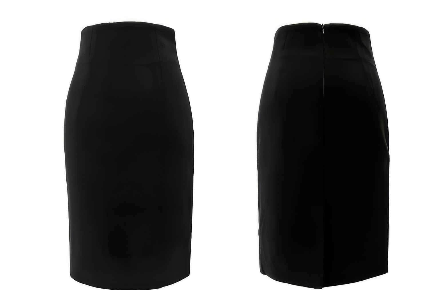 Two-Piece Peplum Blazer Pencil Skirt