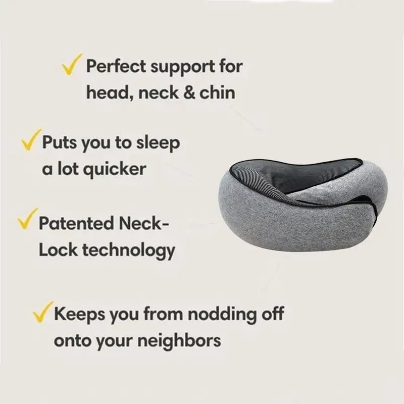 U-shaped Portable Memory Foam Neck Pillow