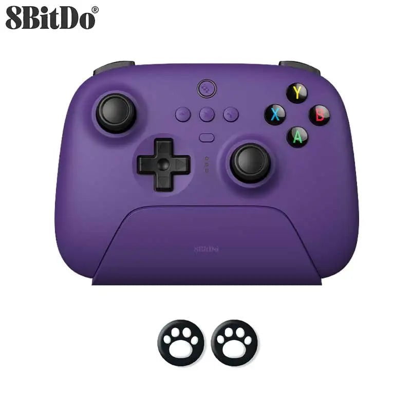 Ultimate Wireless Gaming Controller with Charging Dock Purple with Gift / 2.4g