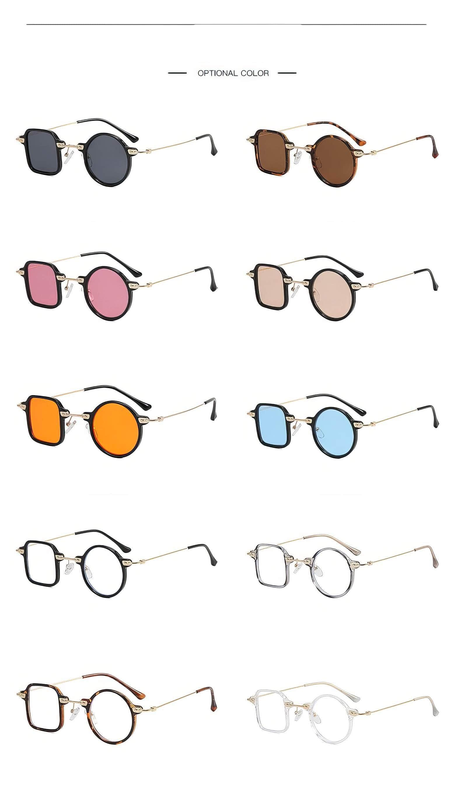 Unique Square Round Eyewear