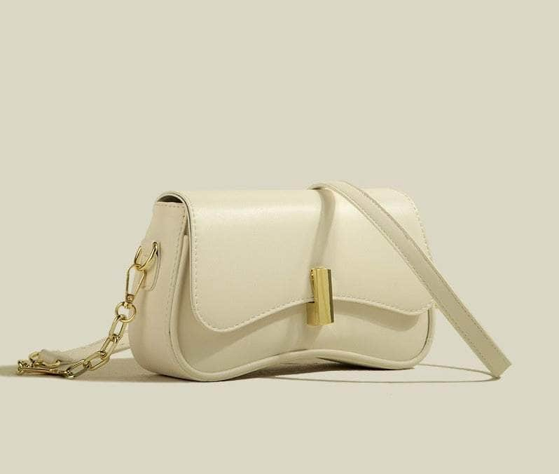 Uniquely Designed Ladies' Crossbody Bag White