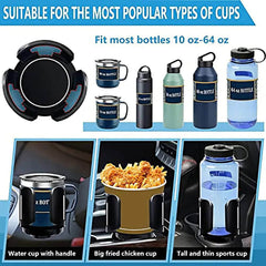 Universal All-Purpose Cup Holder Expander for Car Organizer