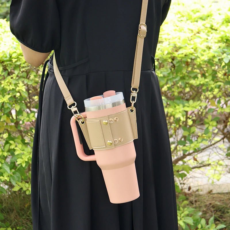 Universal Water Bottle Carrier with Shoulder Strap