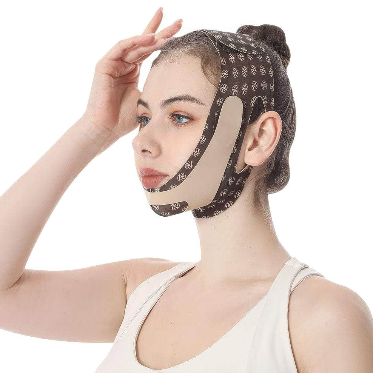 V-Line Shaping Face Mask for Chin Up, Face Sculpting, Facial Slimming, Sleep Mask, Face Lifting Belt