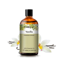 Vanilla Aromatic Essential Oil: Natural Lavender, Lemon, Eucalyptus, Chamomile, Patchouli, Bergamot, Jasmine, Mint - 100ml, 200ml, 300ml