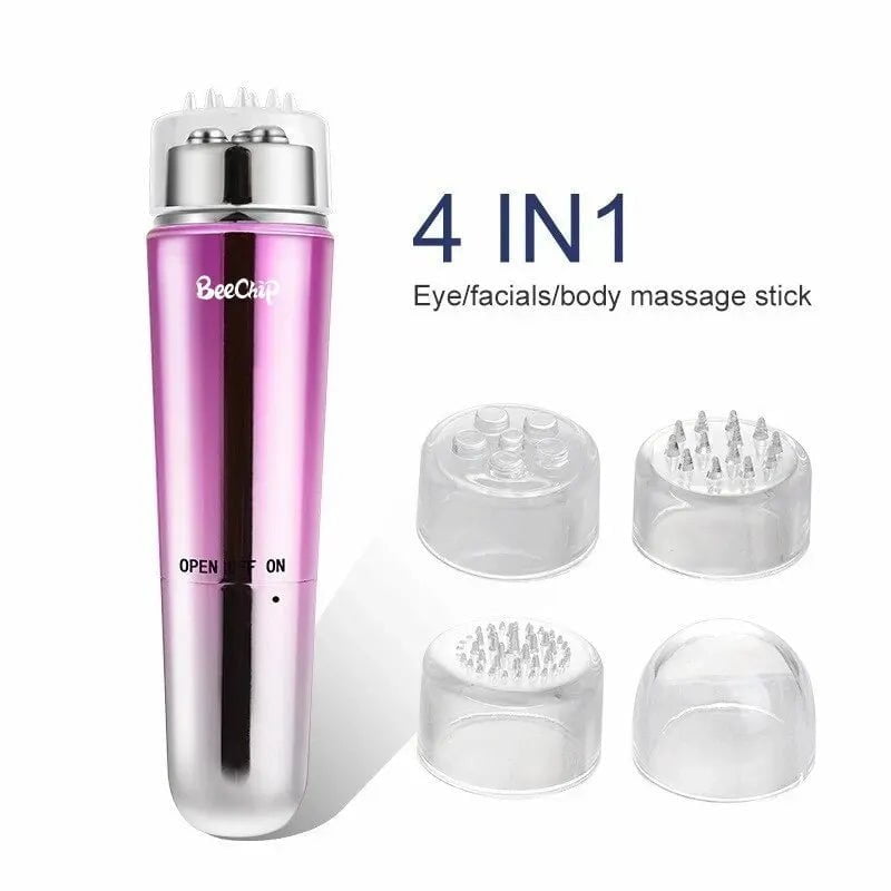 Vibrating Massager: Remove Dark Eye Circles, Eye Bags, Mini Massage Pen - Lifting and Firming Beauty Instrument green