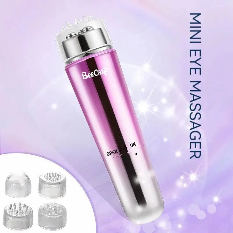 Vibrating Massager: Remove Dark Eye Circles, Eye Bags, Mini Massage Pen - Lifting and Firming Beauty Instrument green