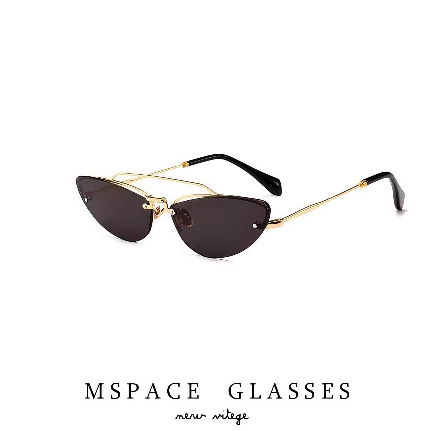 Vintage Metal Cat Eye Sunglasses