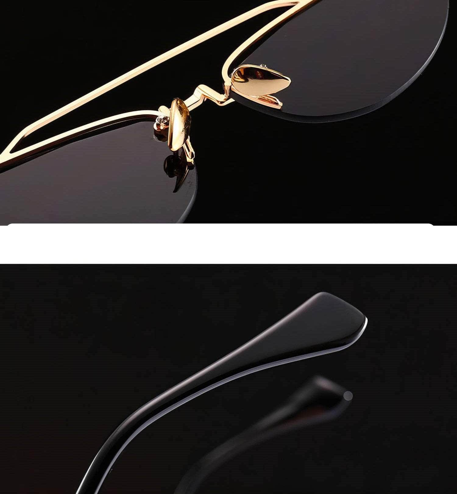 Vintage Metal Cat Eye Sunglasses