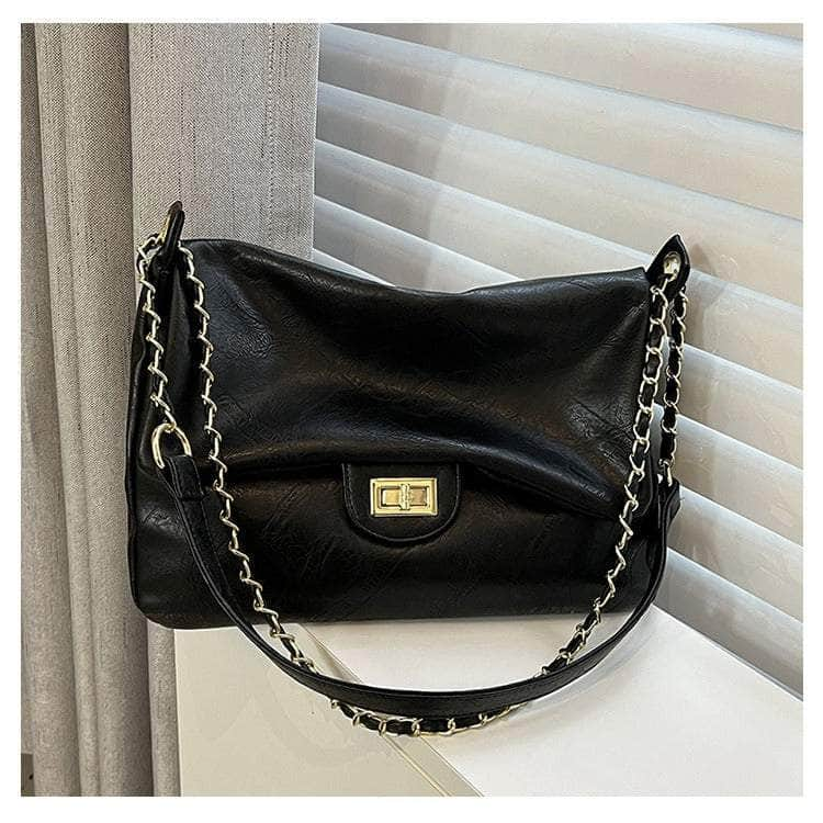 Vintage XL Shoulder Bag Black