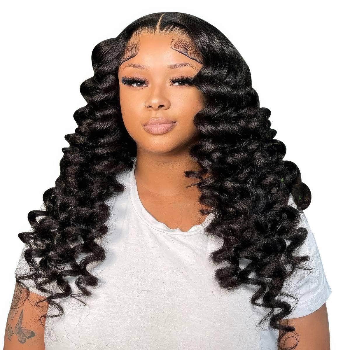 Wand Curl Wear And Go Glueless Wig - 100% Human Hair, Ready To Wear, Preplucked Glueless Curly Wigs for Women Wear Go Glueless Wig / 16inches